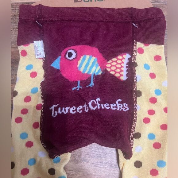4/$25 Lazy One leggings size 3T polka dot bird graphic fall winter cute funky - Picture 3 of 5